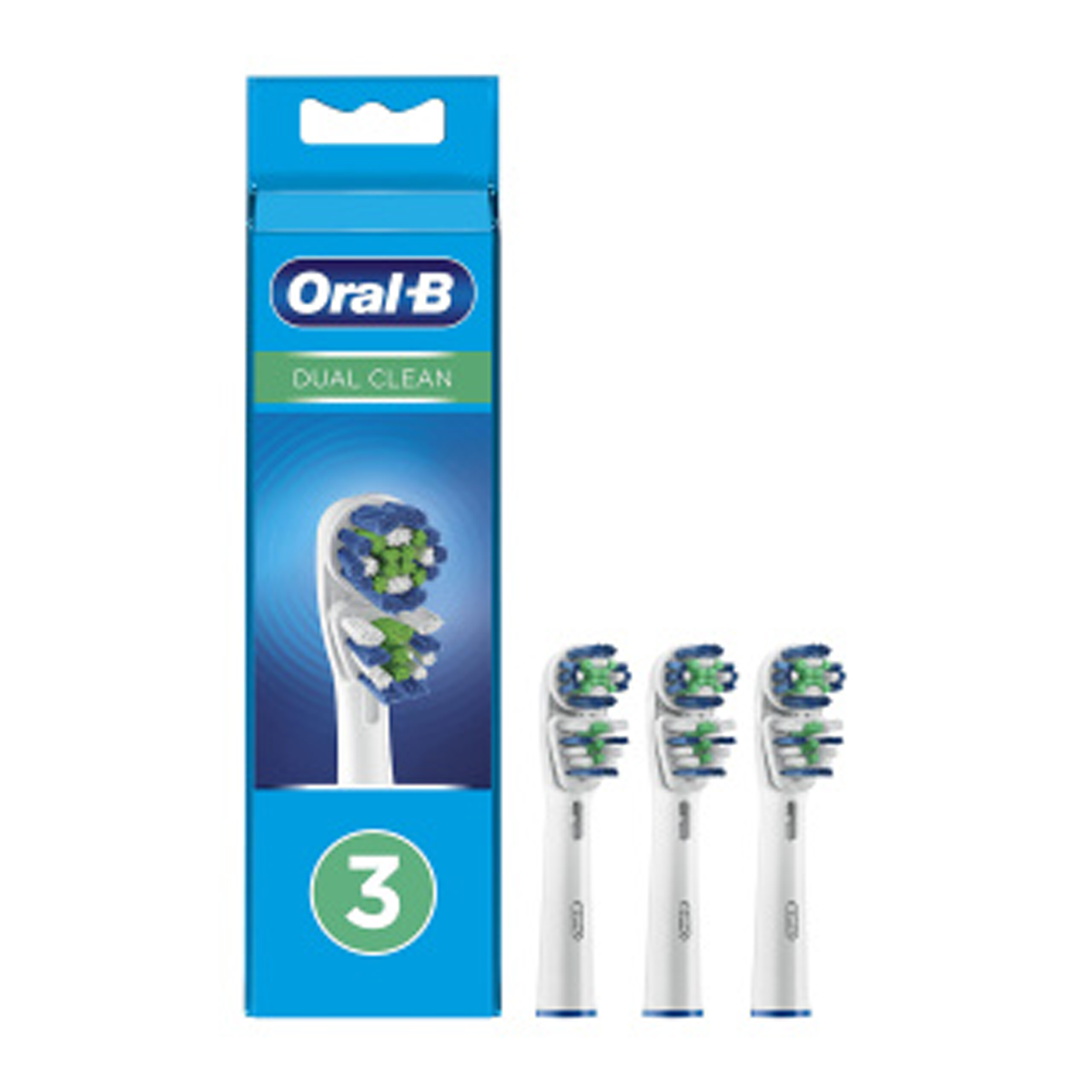 سری یدک مسواک برقی اورال-بی مدل Dual Clean بسته 3 عددی