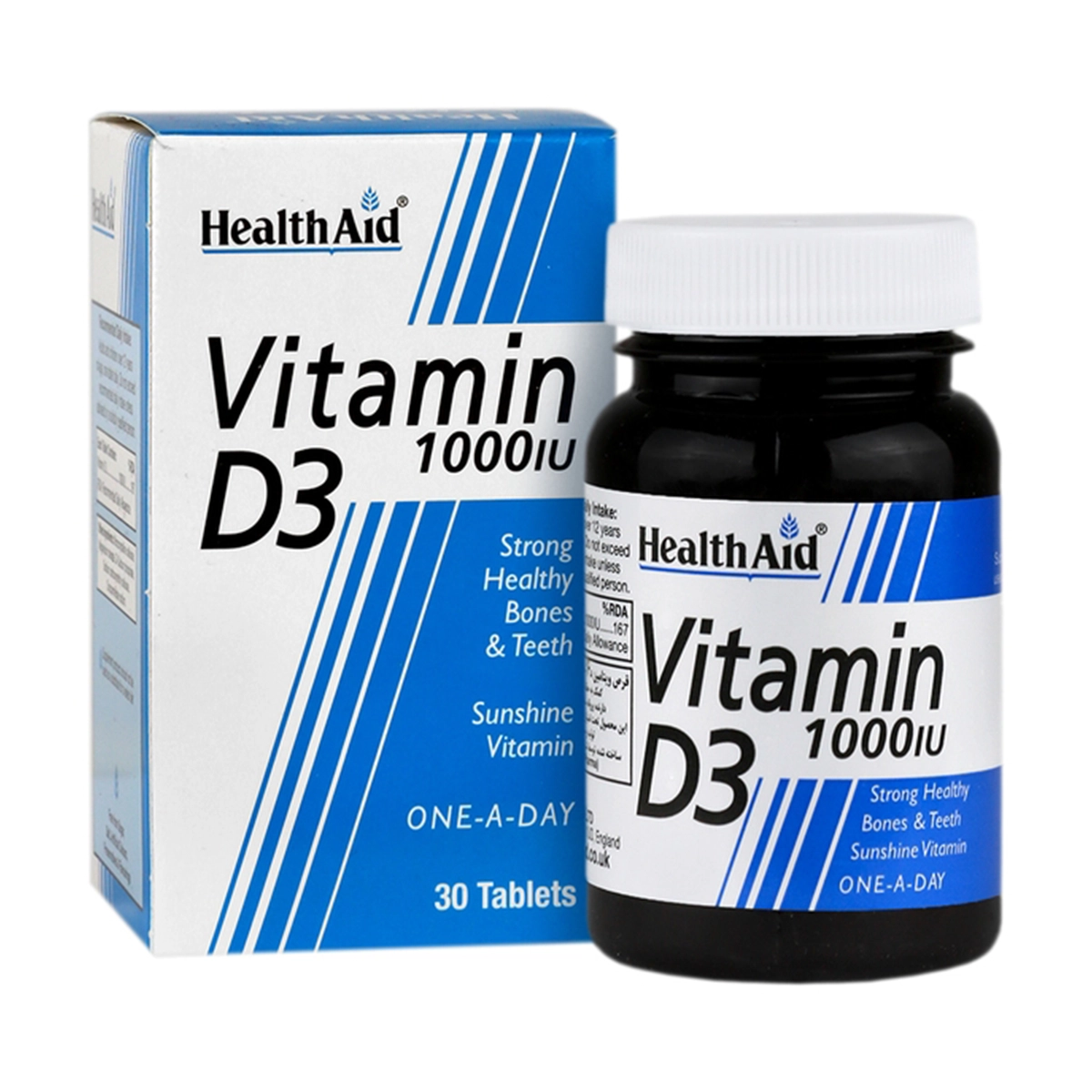 ویتامین د3 هلث اید 1000 واحد بسته 30 عددی