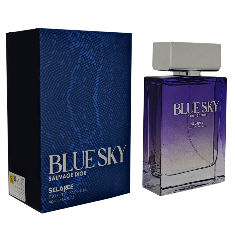 ادو پرفیوم مردانه اسکلاره مدل Sauvage Dior Blue Sky حجم 100 میلی لیتر