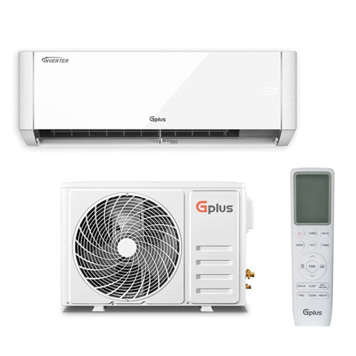 کولر گازی اینورتر 9 هزار جی پلاس مدل GAC-TV09TP1J کولر گازی اینورتر 9 هزار جی پلاس مدل GAC-TV09TP1J