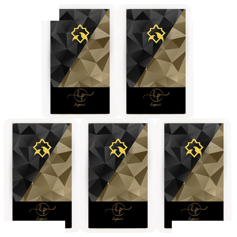 طلا گرمی 18 عیار کاپانی مدل مرغ آمین کد kc010-p5 بسته 5 عددی