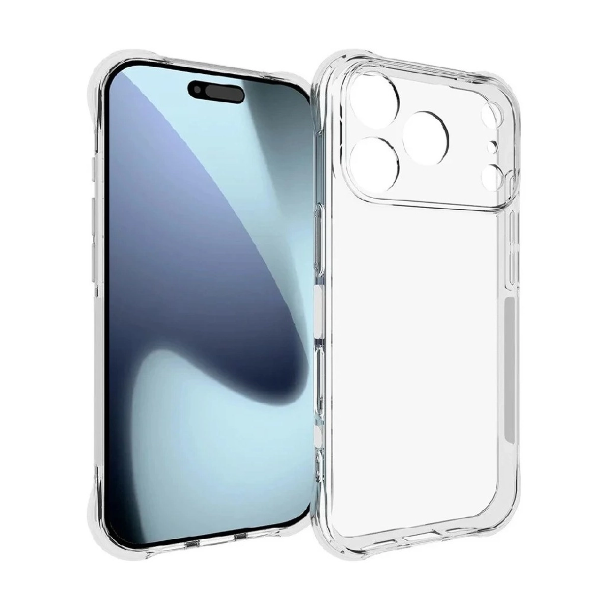 قاب گوشی اپل Iphone 17 PRO MAX مدل ژله ای شفاف قاب گوشی اپل Iphone 17 PRO MAX مدل ژله ای شفاف