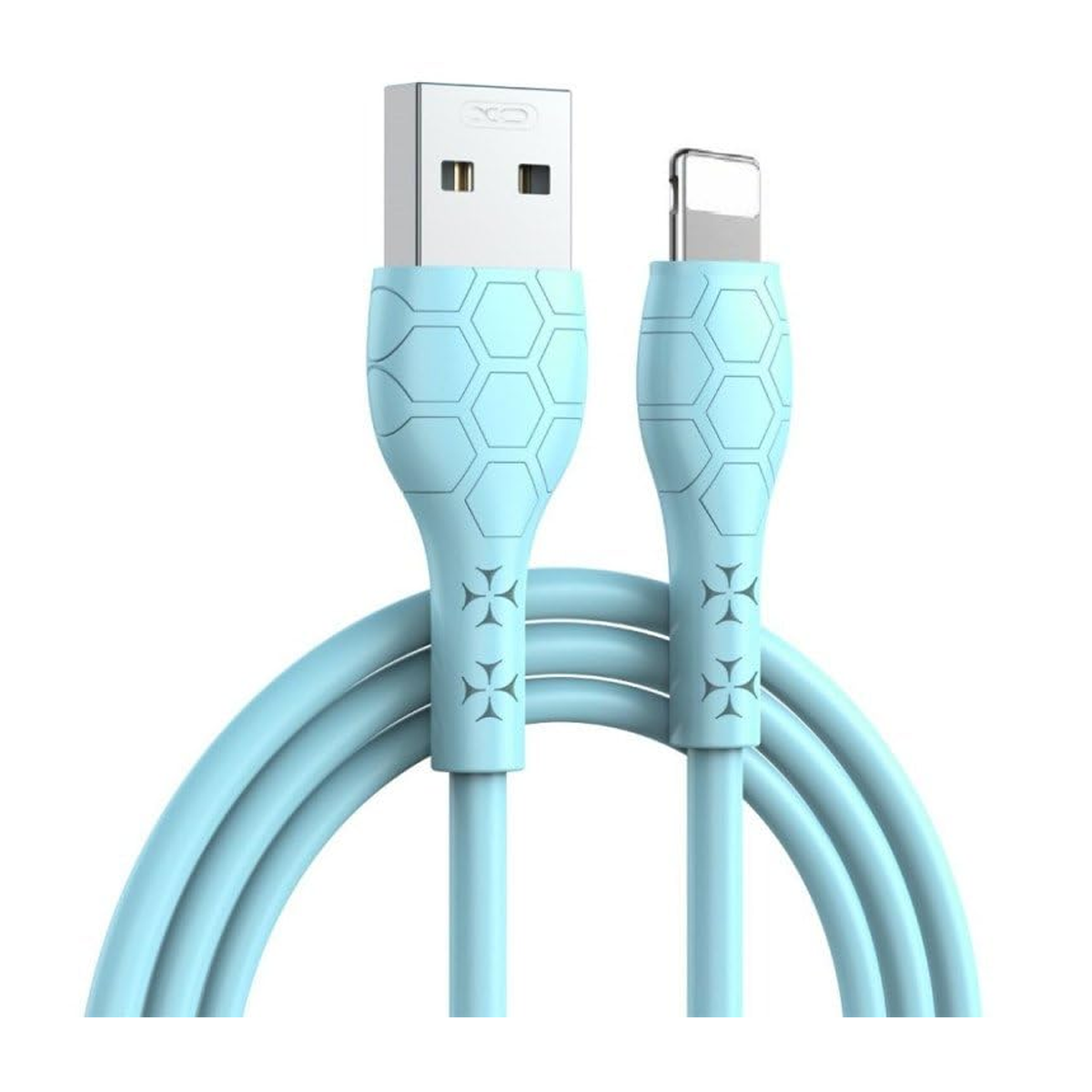 کابل لایتنینگ ایکس او مدل XO NB240 طول 1 متر-آبی کابل لایتنینگ ایکس او مدل XO NB240 طول 1 متر-آبی