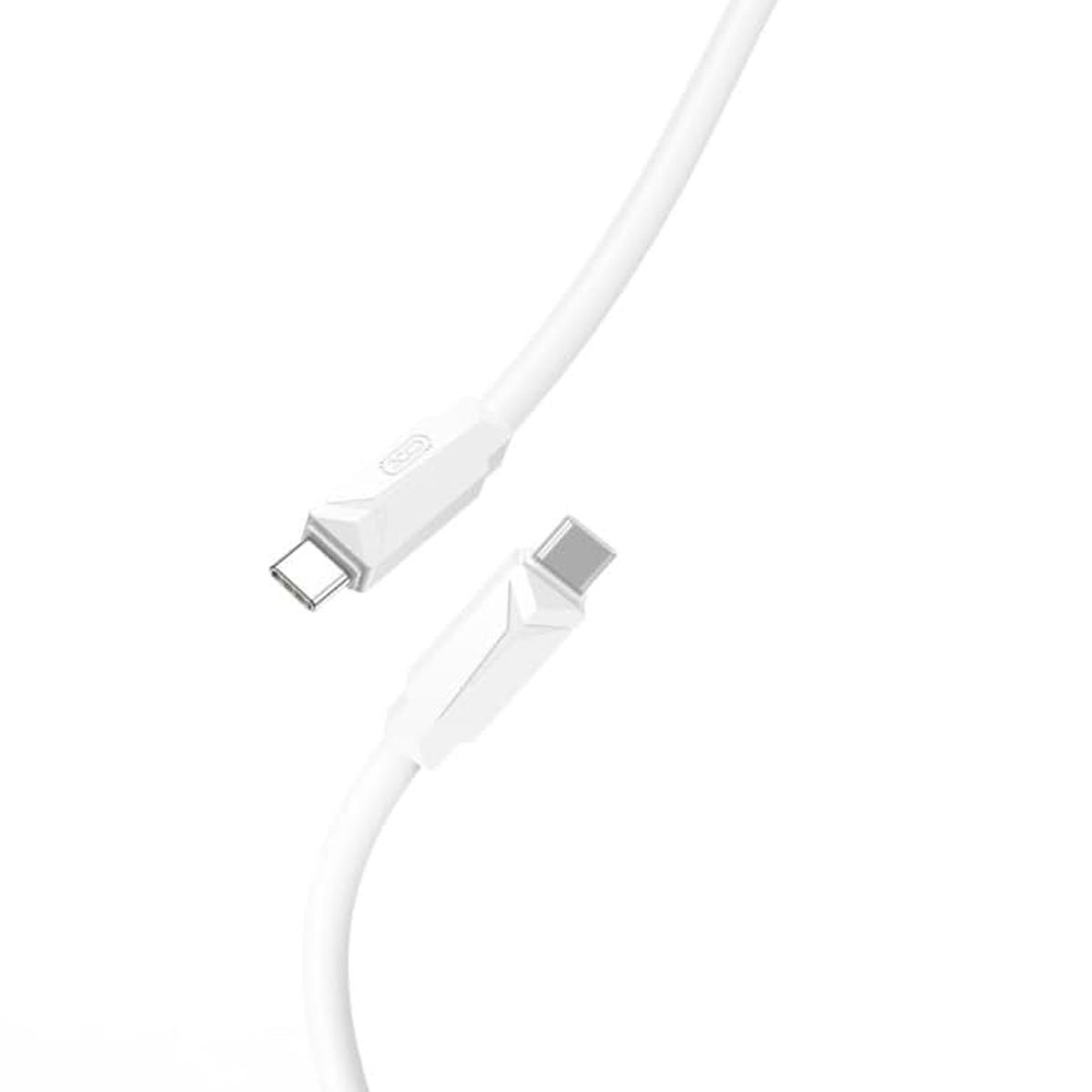 کابل دو سر تایپ سی ایکس او مدل NBQ233B طول 1 متر-سفید کابل دو سر تایپ سی ایکس او مدل NBQ233B طول 1 متر-سفید