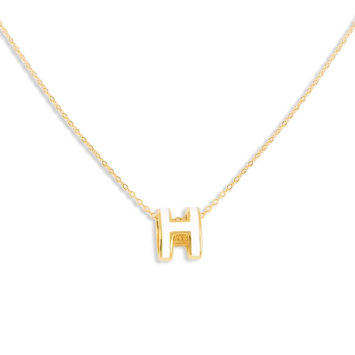 گردنبند طلا 18 عیار زنانه سور گالری مدل هرمس سفید-2.62 گردنبند طلا 18 عیار زنانه سور گالری مدل هرمس سفید-2.62