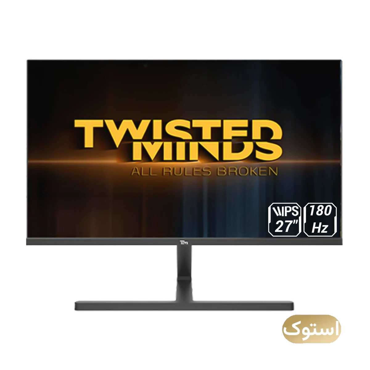 مانیتور گیمینگ استوک Open Box - تویستد مایندز مدل TM24FHD180IPS سایز 24 اینچ - سفید