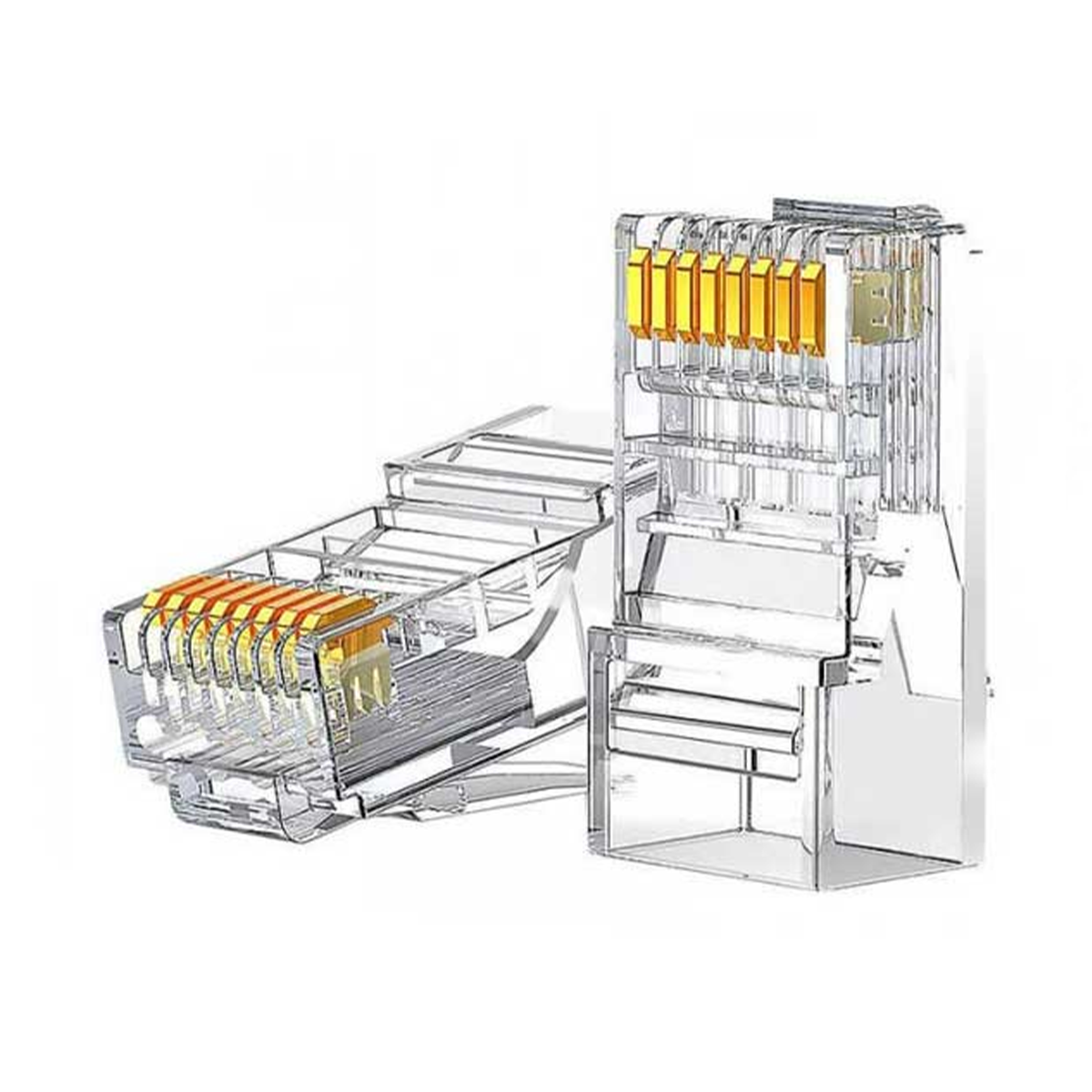 کانکتور Rj45 UTP Cat6 یوگرین مدل NW120 60558-سفید کانکتور Rj45 UTP Cat6 یوگرین مدل NW120 60558-سفید