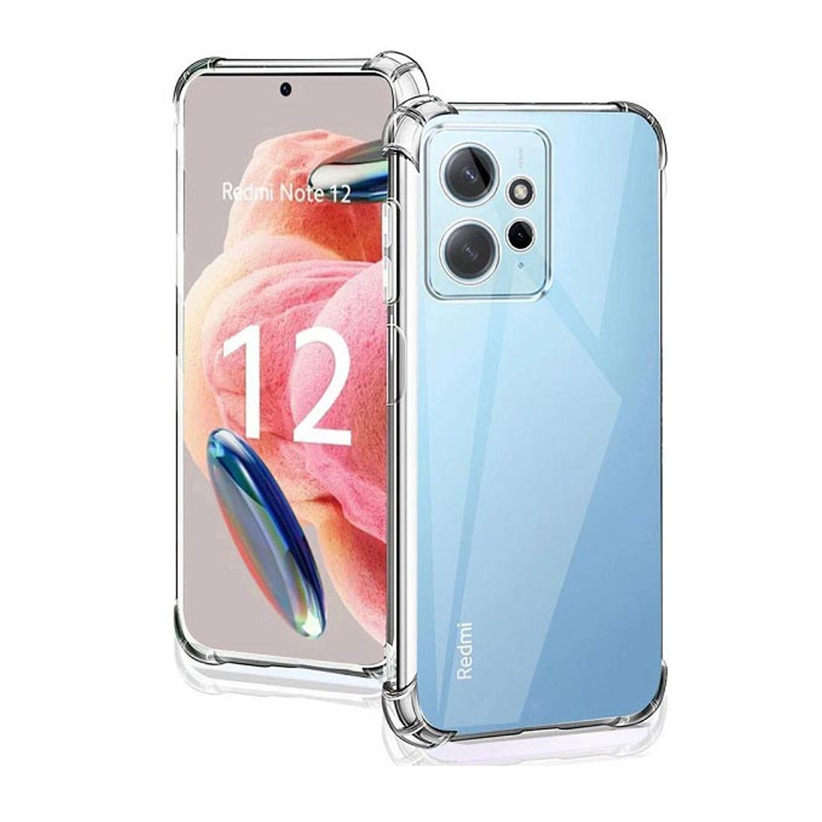قاب گوشی شیائومی Redmi Note 12 4G مدل ژله ای کپسولی-بی رنگ شفاف قاب گوشی شیائومی Redmi Note 12 4G مدل ژله ای کپسولی-بی رنگ شفاف