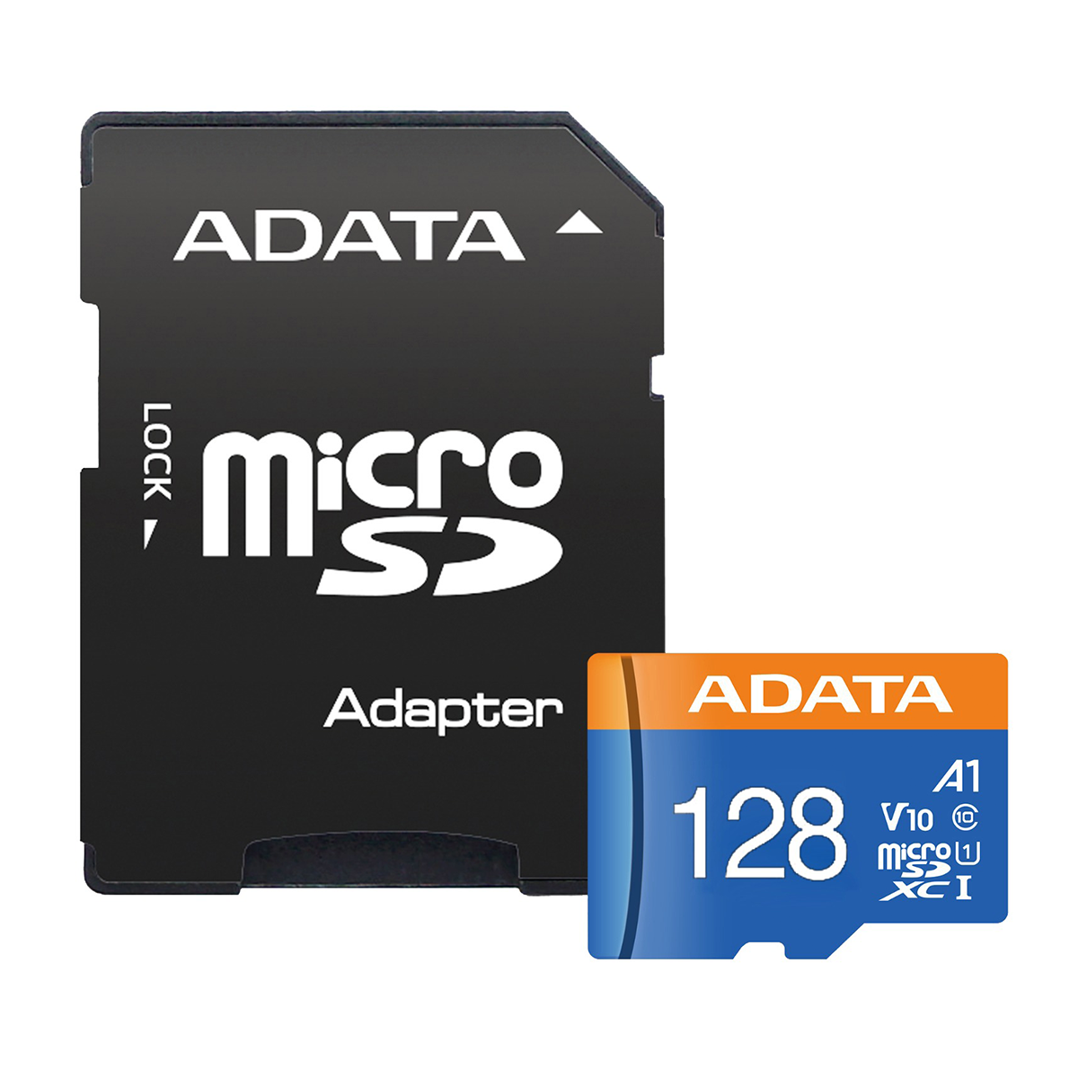 کارت حافظه microSDXC ای دیتا مدل Premier V10 A1 کلاس 10 استاندارد UHS-I سرعت 100MBps ظرفیت 128 گیگابایت به همراه آداپتور-آبی کارت حافظه microSDXC ای دیتا مدل Premier V10 A1 کلاس 10 استاندارد UHS-I سرعت 100MBps ظرفیت 128 گیگابایت به همراه آداپتور-آبی