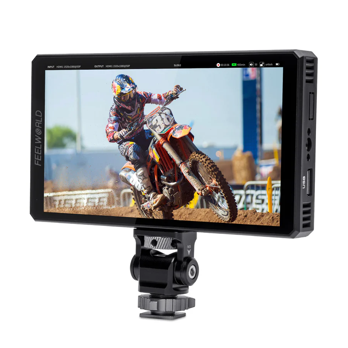 مانیتور رکوردر روی دوربین فیلورلد مدل FEELWORLD CUT6 سایز 6 اینچ-مشکی مانیتور رکوردر روی دوربین فیلورلد مدل FEELWORLD CUT6 سایز 6 اینچ-مشکی
