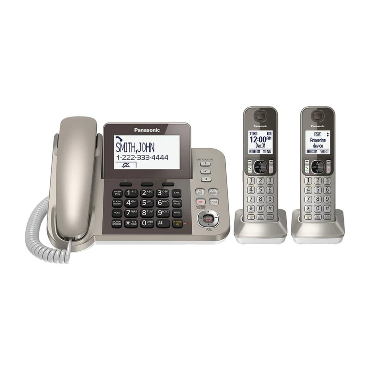 تلفن رومیزی پاناسونیک مدل KX-TGF352-بژ تلفن رومیزی پاناسونیک مدل KX-TGF352-بژ