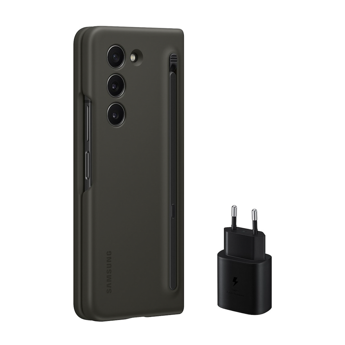 قاب گوشی سامسونگ Galaxy Z Fold 5 به همراه شارژر 25 وات مدل EF-OF94K-مشکی قاب گوشی سامسونگ Galaxy Z Fold 5 به همراه شارژر 25 وات مدل EF-OF94K-مشکی