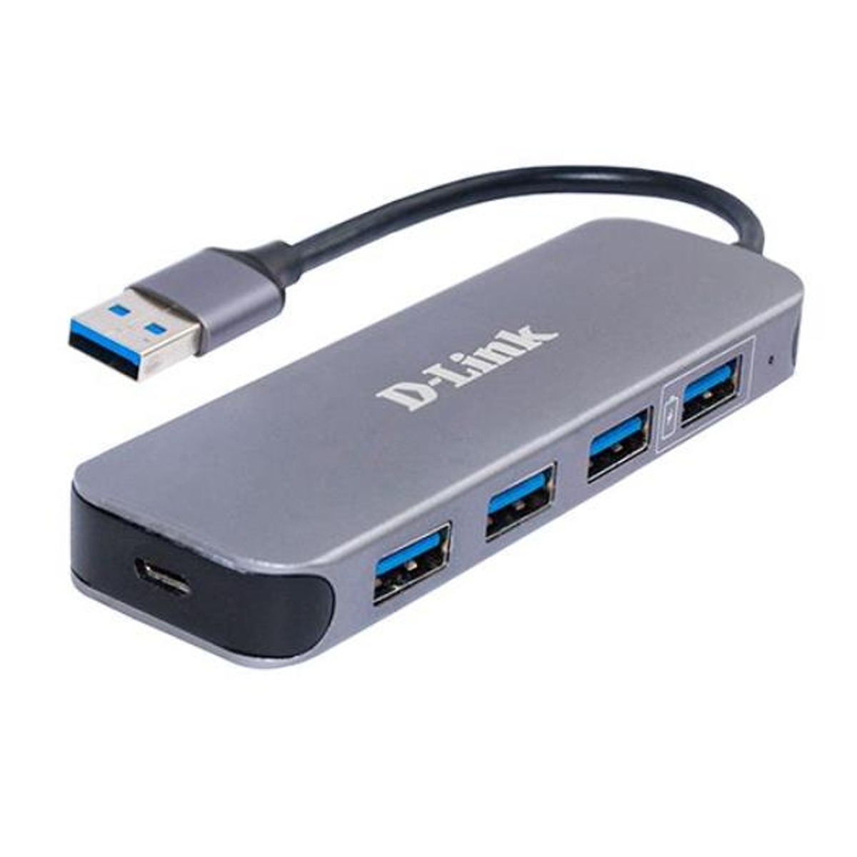 هاب USB 3.0 دی لینک 4 پورت مدل DUB-1340-خاکستری هاب USB 3.0 دی لینک 4 پورت مدل DUB-1340-خاکستری