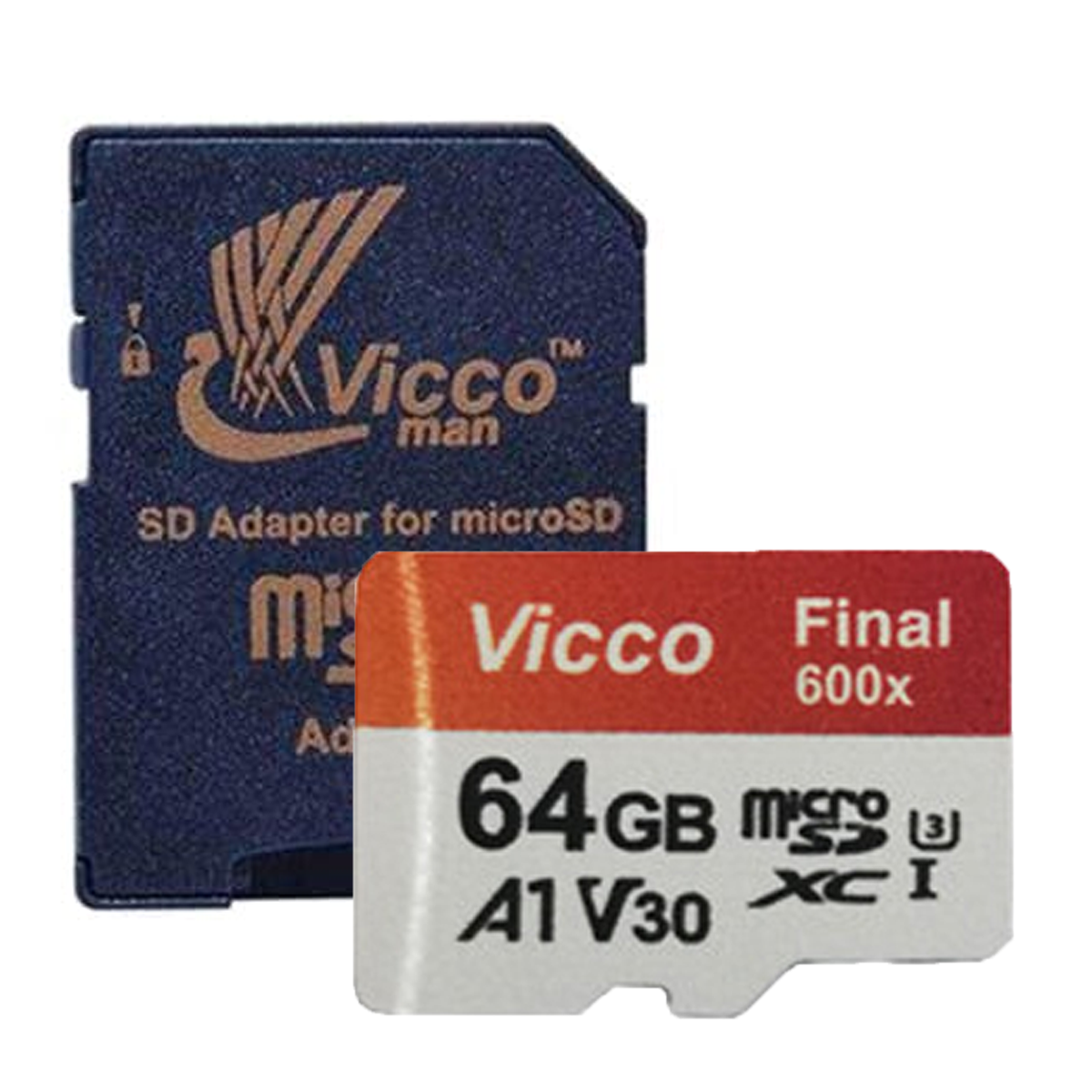 کارت حافظه microSDXC ویکومن مدل Final 600X کلاس 10 استاندارد UHS-I U3 سرعت 90MBps ظرفیت 64 گیگابایت به همراه آداپتور -سفید کارت حافظه microSDXC ویکومن مدل Final 600X کلاس 10 استاندارد UHS-I U3 سرعت 90MBps ظرفیت 64 گیگابایت به همراه آداپتور -سفید