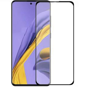  محافظ گلس تمام صفحه مناسب برای گوشی سامسونگ Galaxy A71-بی رنگ شفاف