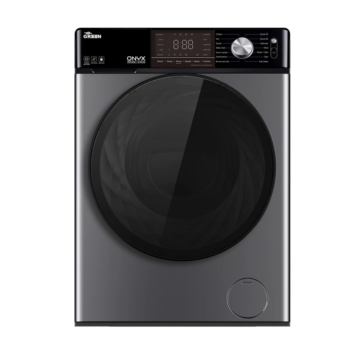 ماشین لباسشویی گرین 12 کیلویی مدل GWM120DD1400 ماشین لباسشویی گرین 12 کیلویی مدل GWM120DD1400