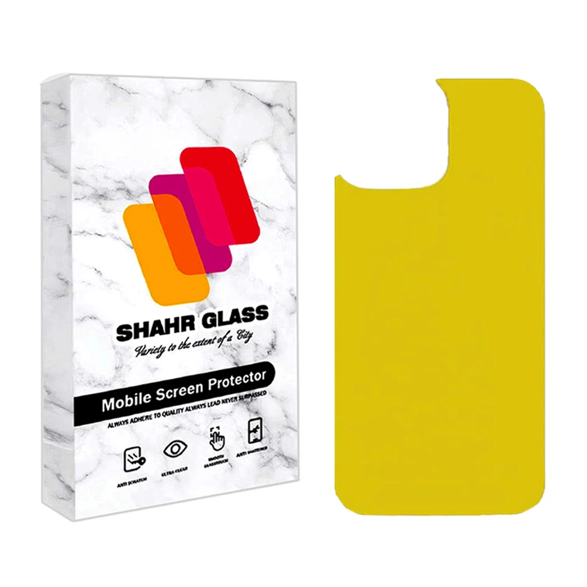 محافظ پشت گوشی اپل iPhone 14 شهر گلس مدل TPBSR-بی رنگ محافظ پشت گوشی اپل iPhone 14 شهر گلس مدل TPBSR-بی رنگ