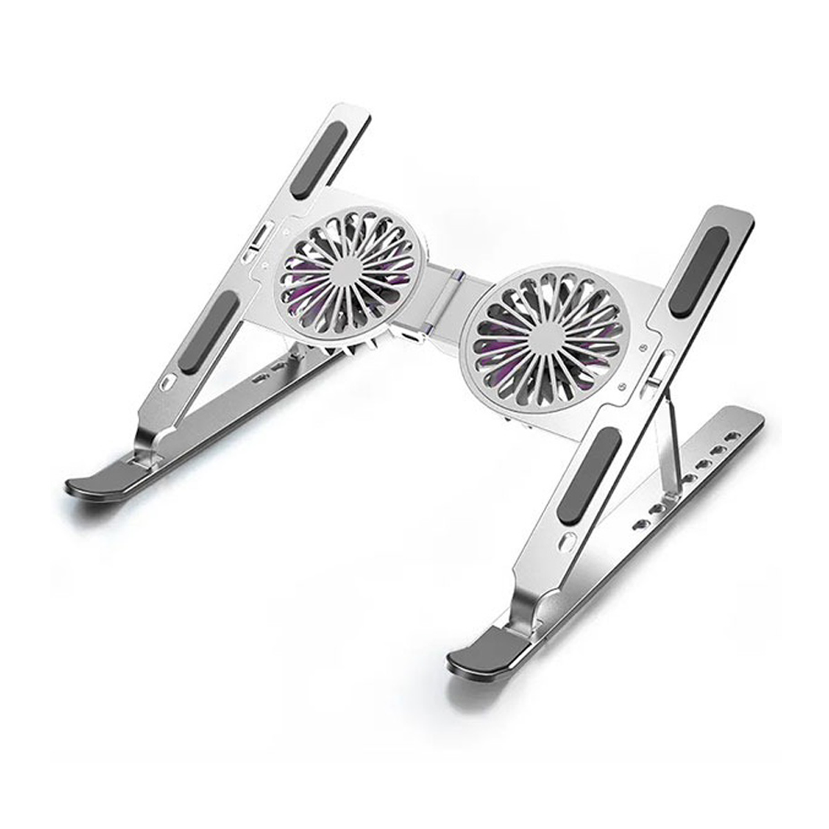 پایه نگهدارنده لپ تاپ کول کلد مدل C9-نقرهای پایه نگهدارنده لپ تاپ کول کلد مدل C9-نقرهای