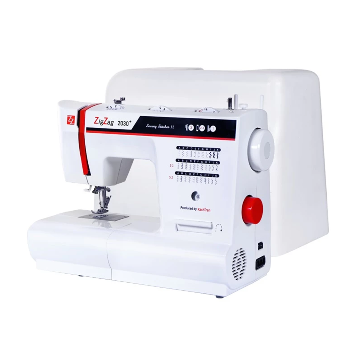 چرخ خیاطی کاچیران مدل زیگزاگ 2030 پلاس چرخ خیاطی کاچیران مدل زیگزاگ 2030 پلاس