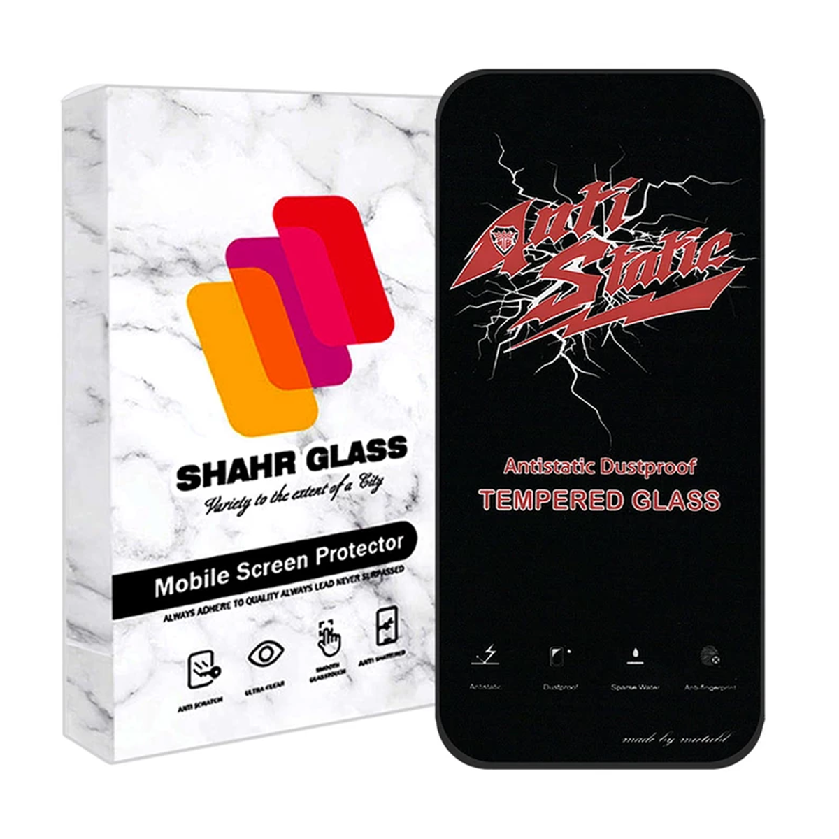 گلس گوشی اپل iPhone 15 Pro شهر گلس مدل آنتی استاتیک ANTIDUIPSH گلس گوشی اپل iPhone 15 Pro شهر گلس مدل آنتی استاتیک ANTIDUIPSH