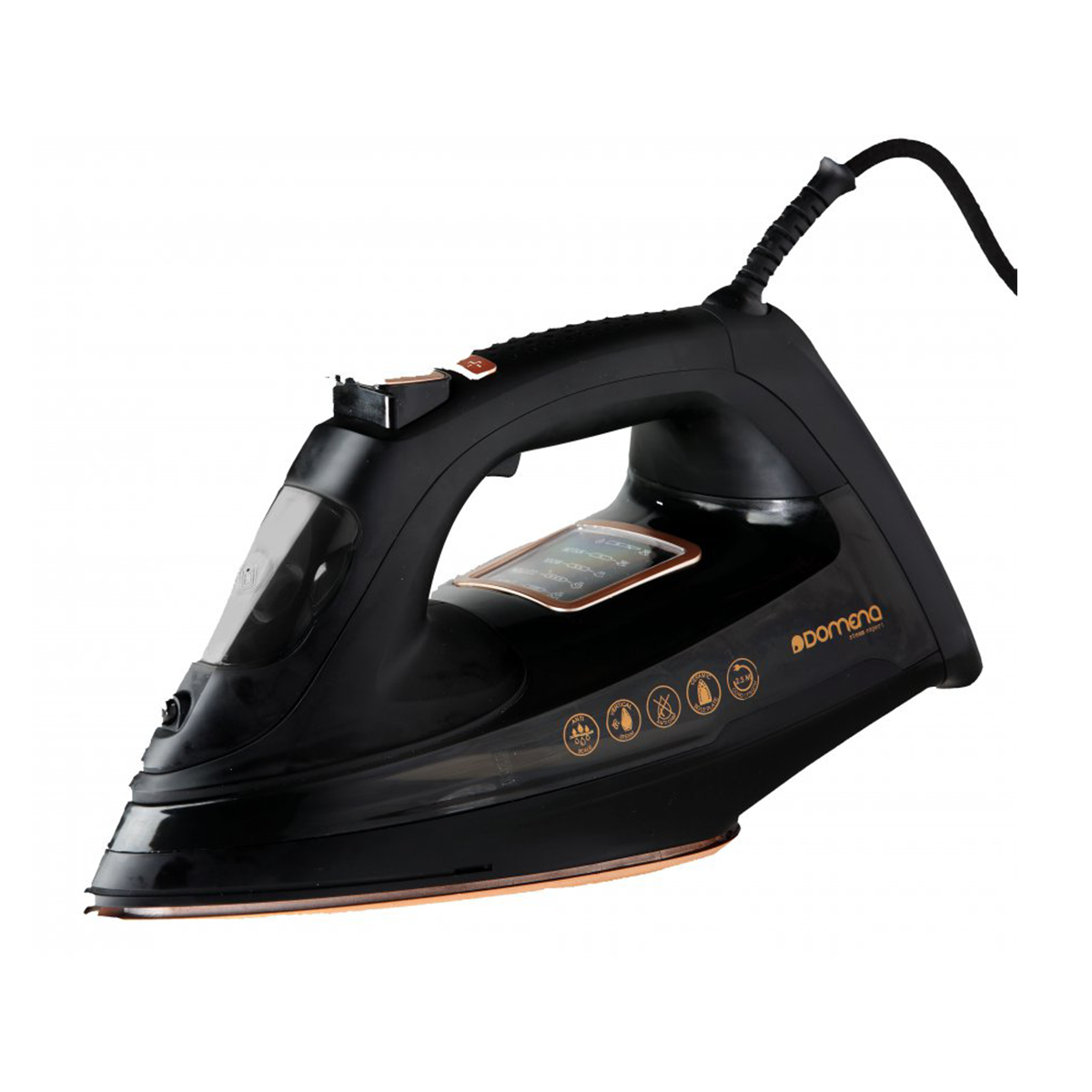 اتو بخار دومنا مدل DI 18- مشکی طلایی اتو بخار دومنا مدل DI 18- مشکی طلایی