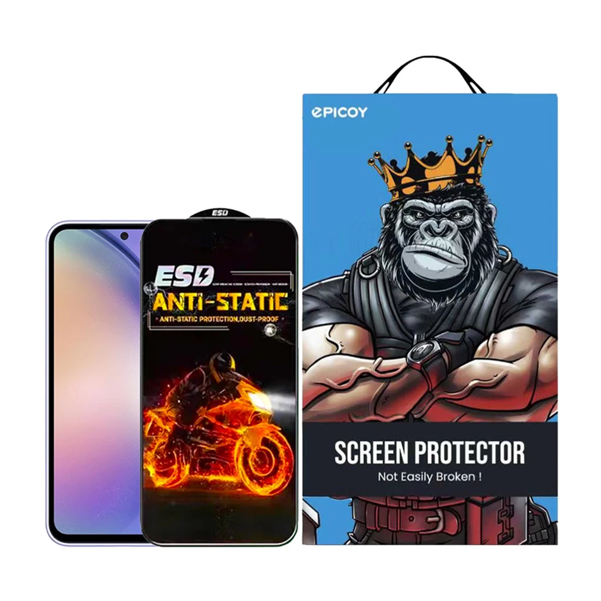 گلس گوشی سامسونگ Galaxy S23 FE - A54 اپیکوی مدل Fiery ESD گلس گوشی سامسونگ Galaxy S23 FE - A54 اپیکوی مدل Fiery ESD