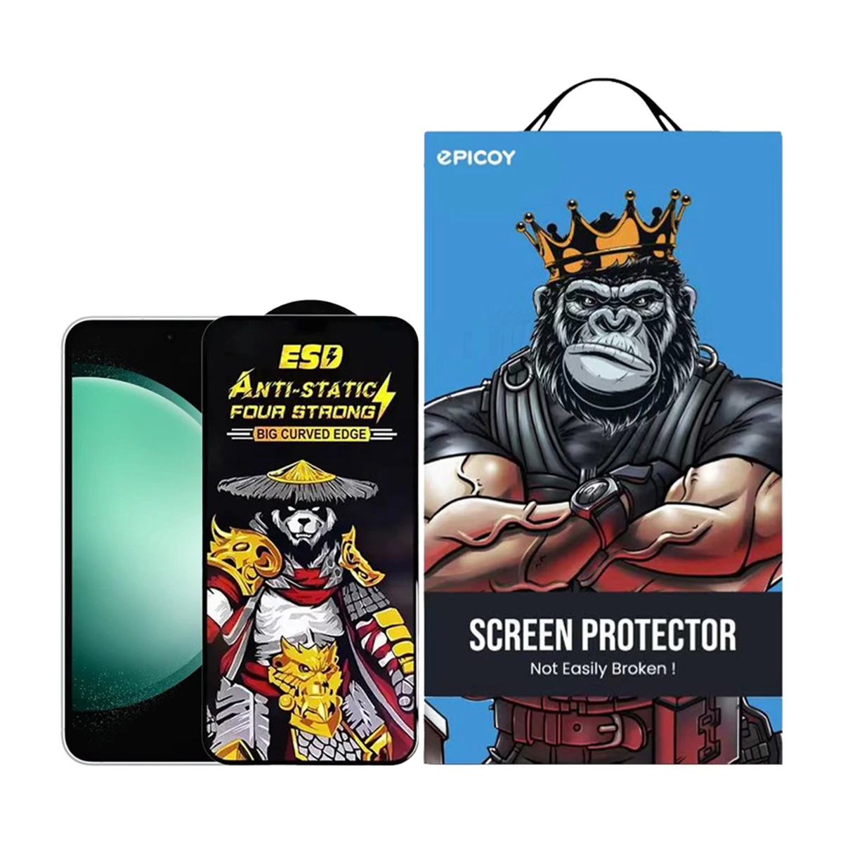 گلس گوشی سامسونگ Galaxy S23 FE - A54 اپیکوی مدل Warrior ESD گلس گوشی سامسونگ Galaxy S23 FE - A54 اپیکوی مدل Warrior ESD