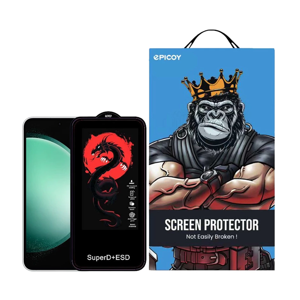 گلس گوشی سامسونگ Galaxy S23 FE - A54 اپیکوی مدل Dragon ESD گلس گوشی سامسونگ Galaxy S23 FE - A54 اپیکوی مدل Dragon ESD