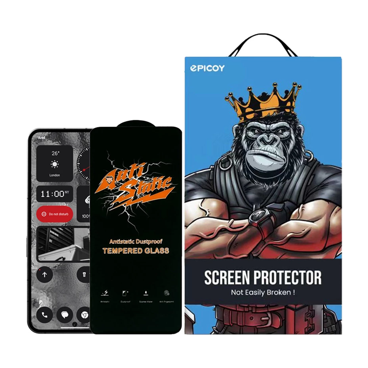 گلس گوشی ناتینگ 2 اپیکوی مدل Antistatic Dustproof گلس گوشی ناتینگ 2 اپیکوی مدل Antistatic Dustproof