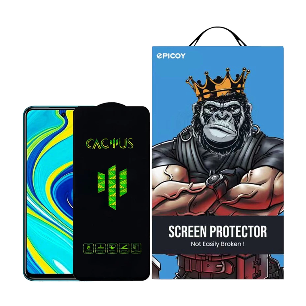 گلس گوشی شیائومی Redmi Note 9 Pro Max اپیکوی مدل Cactus گلس گوشی شیائومی Redmi Note 9 Pro Max اپیکوی مدل Cactus