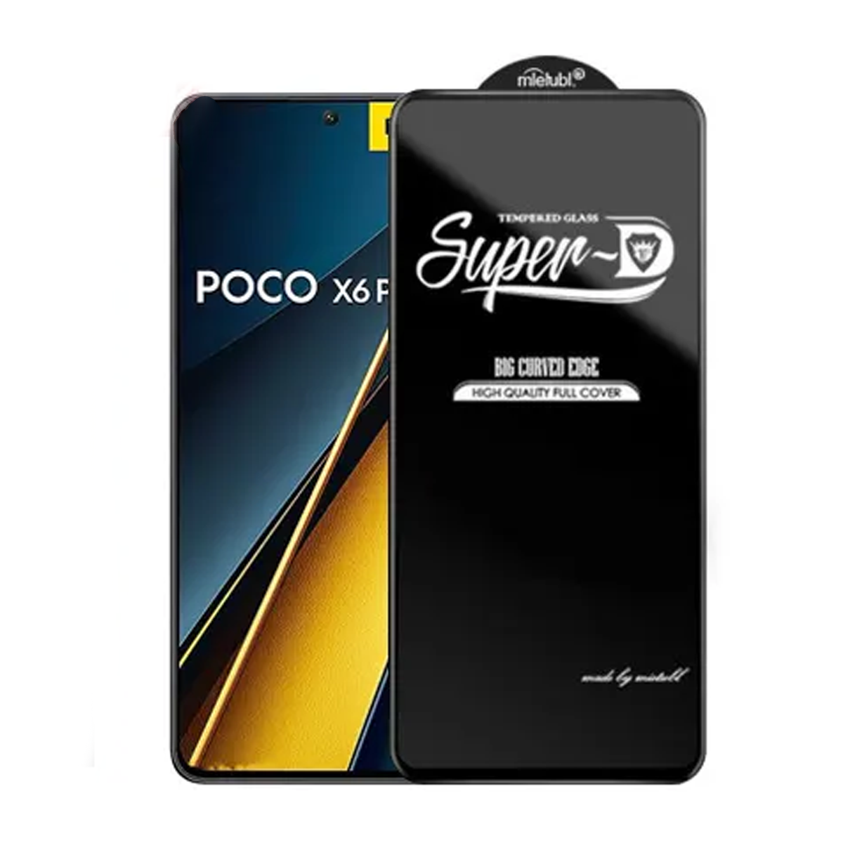 گلس گوشی پوکو X6 Pro 5G میتوبل مدل Tempered Super D-مشکی گلس گوشی پوکو X6 Pro 5G میتوبل مدل Tempered Super D-مشکی