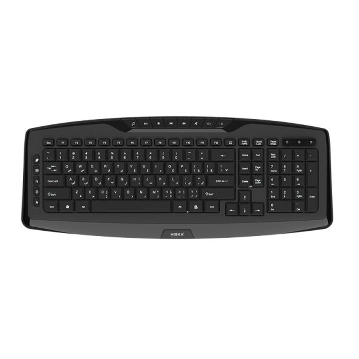 کیبورد بی سیم هیسکا مدل HX-KE240W کیبورد بی سیم هیسکا مدل HX-KE240W