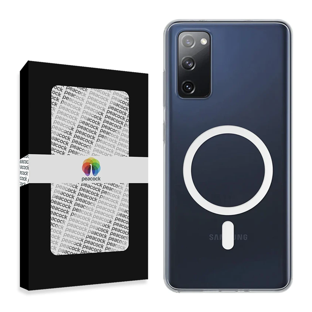 کاور گوشی سامسونگ Galaxy S20 Plus پیکوک مدل Clear Magsafe