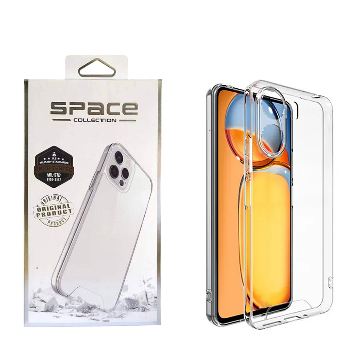 قاب گوشی شیائومی Redmi 13C اسپیس مدل ژله ای-بی رنگ شفاف قاب گوشی شیائومی Redmi 13C اسپیس مدل ژله ای-بی رنگ شفاف