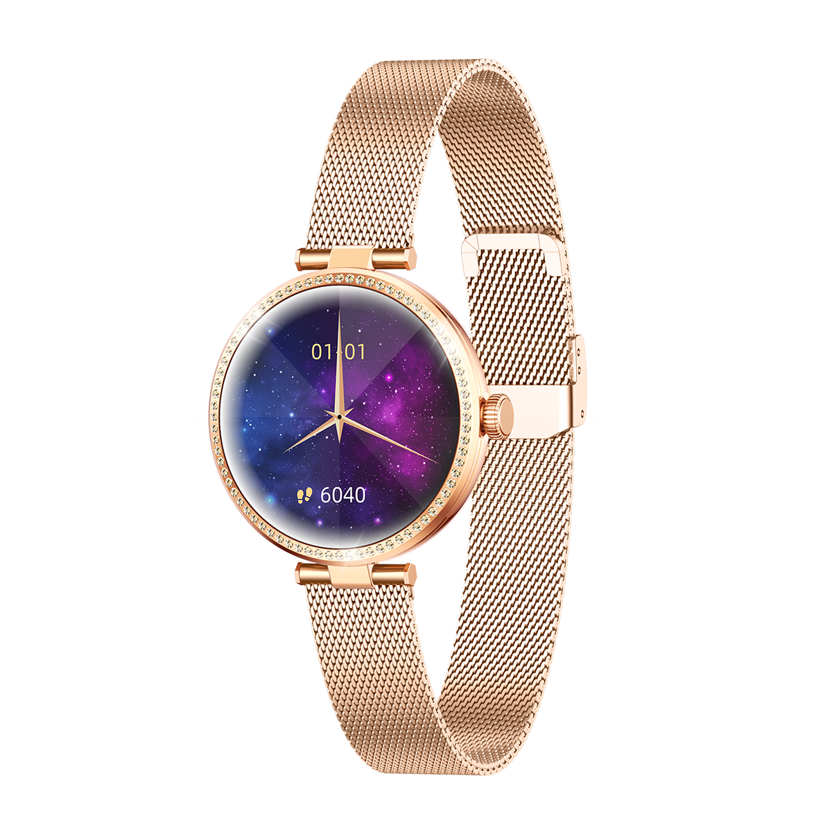 ساعت هوشمند گلوریمی مدل GL1-بدنه طلایی بند طلایی ساعت هوشمند گلوریمی مدل GL1-بدنه طلایی بند طلایی