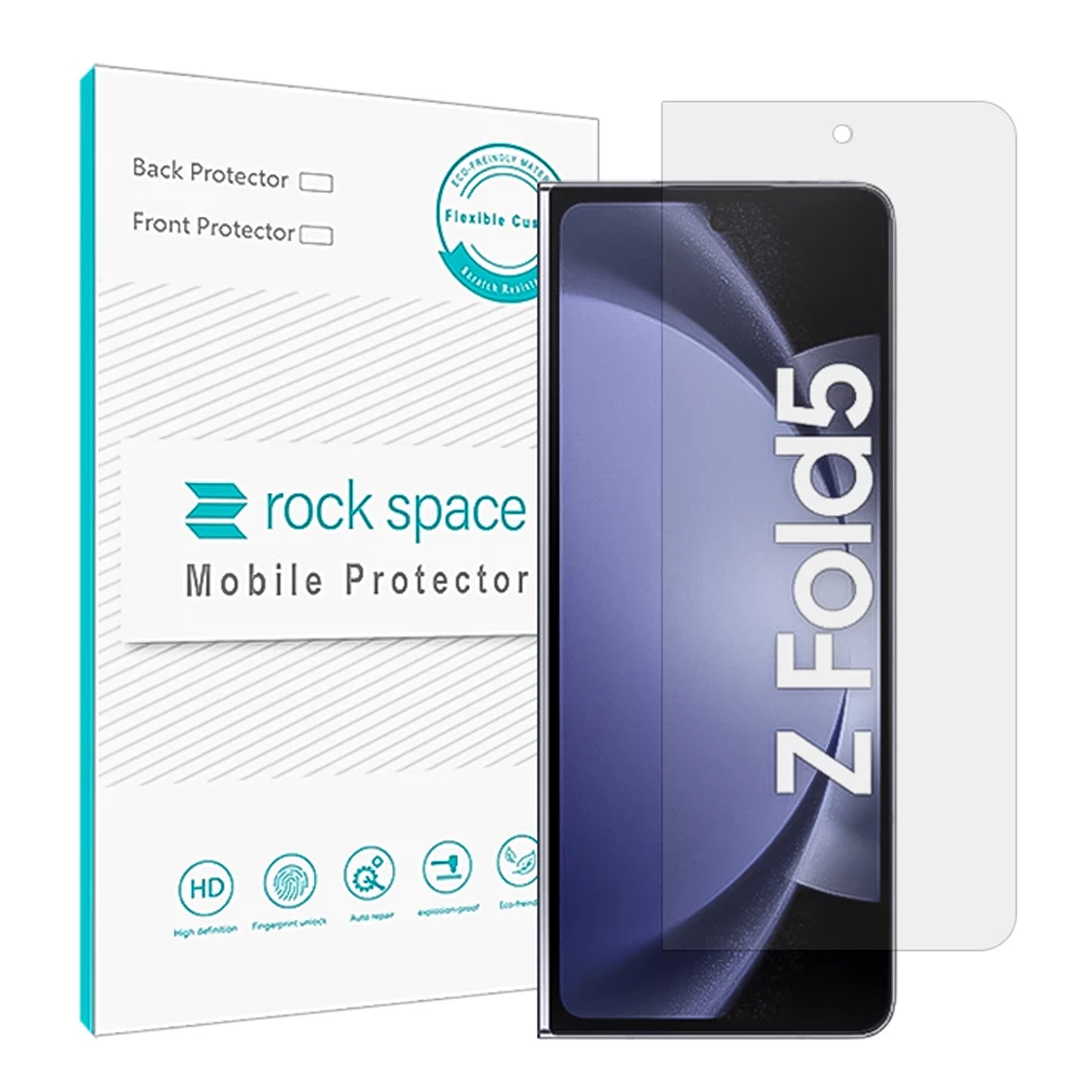 گلس گوشی سامسونگ Galaxy Z Fold 5 راک اسپیس مدل Hydrogel HGL-بی رنگ گلس گوشی سامسونگ Galaxy Z Fold 5 راک اسپیس مدل Hydrogel HGL-بی رنگ