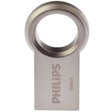فلش مموری USB3.0 فیلیپس مدل Circle ظرفیت 64 گیگابایت-نقره‌ای