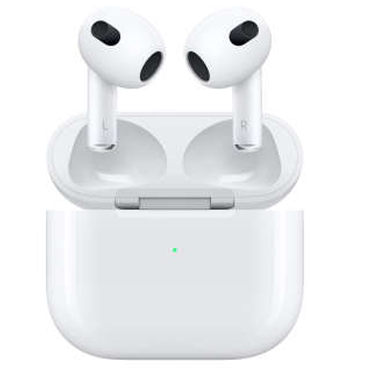 هندزفری بی سیم اپل مدل AirPods 3 همراه با محفظه شارژ-سفید