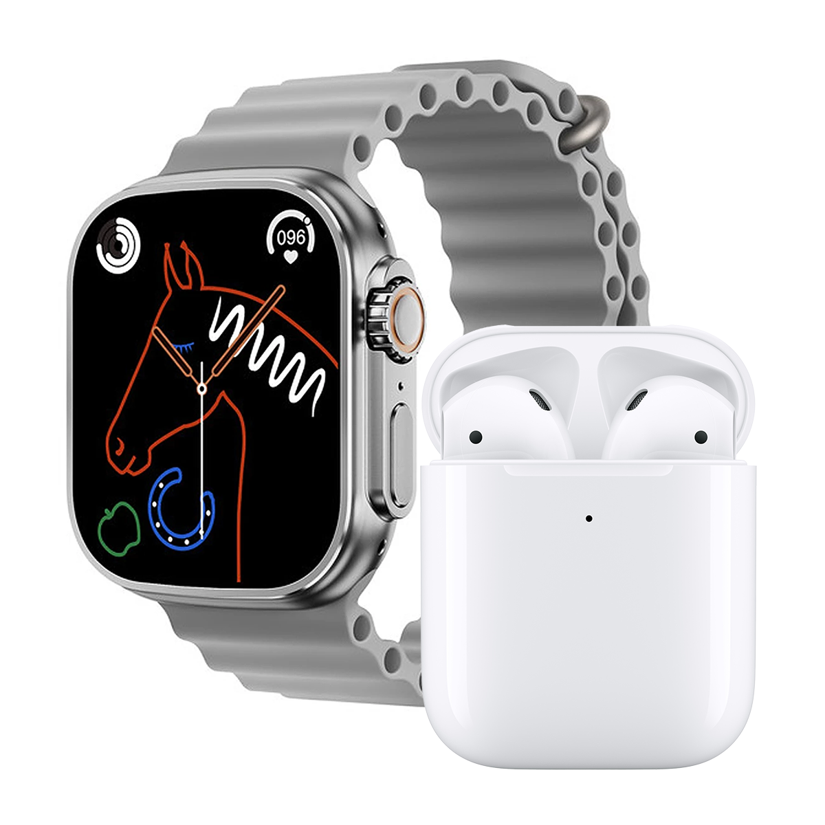 ساعت هوشمند ورنا مدل W49 Ultra به همراه هندزفری بلوتوثی مدل airpod ساعت هوشمند ورنا مدل W49 Ultra به همراه هندزفری بلوتوثی مدل airpod