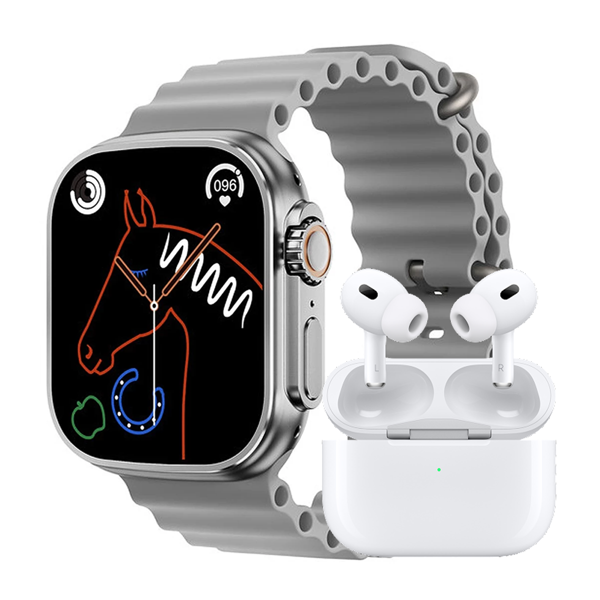 ساعت هوشمند ورنا مدل W49 Ultra به همراه هندزفری بلوتوثی مدل airpod pro ساعت هوشمند ورنا مدل W49 Ultra به همراه هندزفری بلوتوثی مدل airpod pro