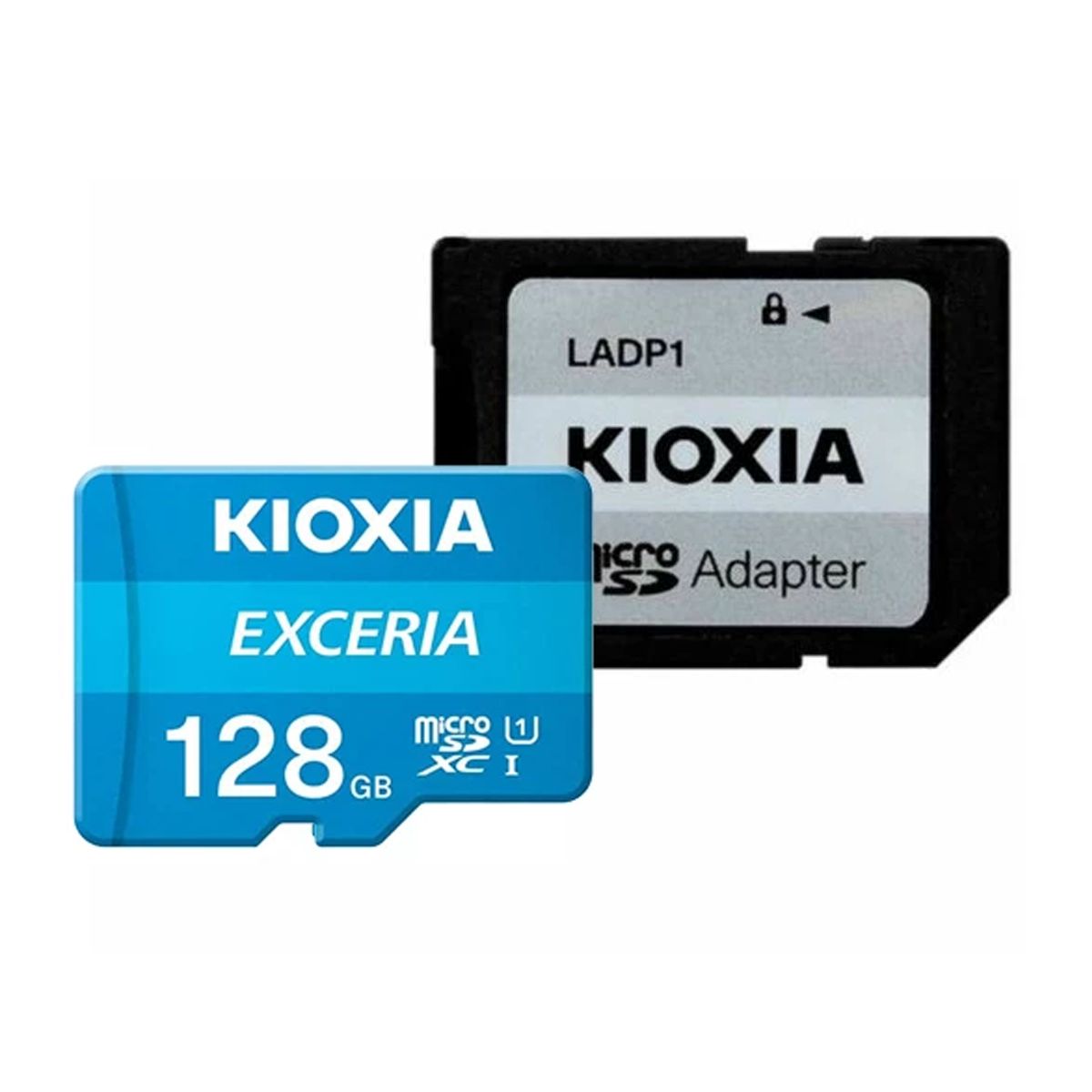 کارت حافظه microSDXC کیوکسیا مدل EXCERIA کلاس 10 استاندارد UHS-I U1 سرعت 100MBps ظرفیت 128 گیگابایت به همراه آداپتور SD کارت حافظه microSDXC کیوکسیا مدل EXCERIA کلاس 10 استاندارد UHS-I U1 سرعت 100MBps ظرفیت 128 گیگابایت به همراه آداپتور SD