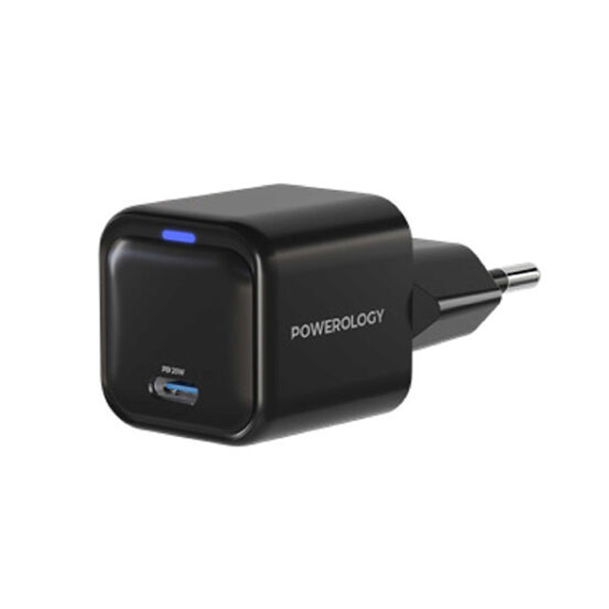 شارژر دیواری پاورولوجی مدل Ultra-Compact GaN PWCUQC015 توان 20 وات-مشکی شارژر دیواری پاورولوجی مدل Ultra-Compact GaN PWCUQC015 توان 20 وات-مشکی