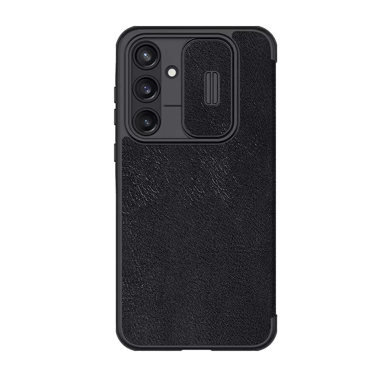 کاور گوشی سامسونگ Galaxy A55 نیلکین مدل Qin Pro Series Leather case-مشکی کاور گوشی سامسونگ Galaxy A55 نیلکین مدل Qin Pro Series Leather case-مشکی