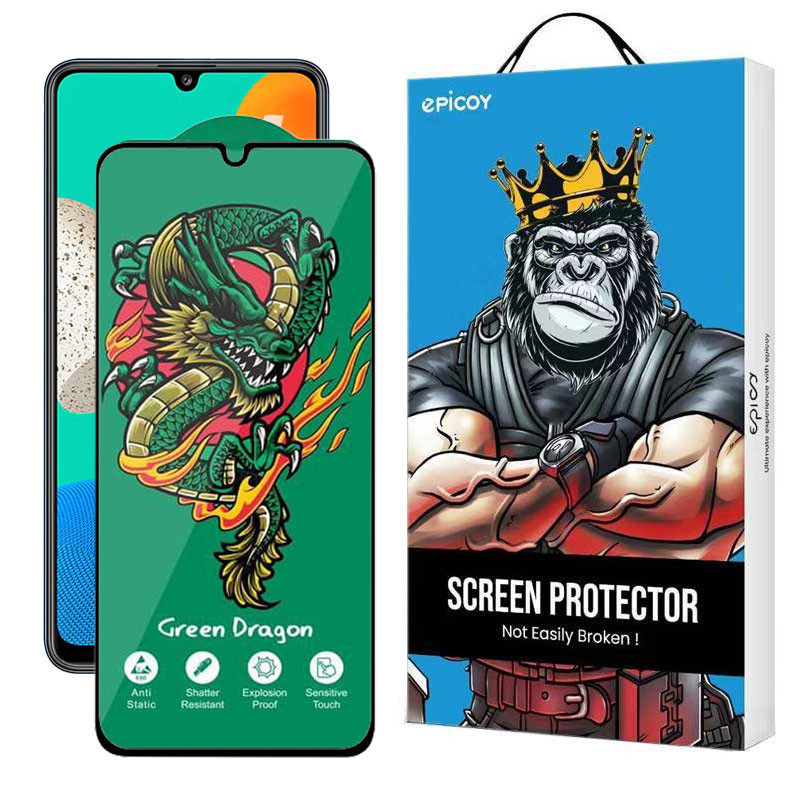 محافظ صفحه نمایش اپیکوی مدل Green Dragon ExplosionProof مناسب برای گوشی موبایل سامسونگ Galaxy M23 4G/ M14 5G/ M13 5G/ M13 4G (India) / A12 4G (India) محافظ صفحه نمایش اپیکوی مدل Green Dragon ExplosionProof مناسب برای گوشی موبایل سامسونگ Galaxy M23 4G/ M14 5G/ M13 5G/ M13 4G (India) / A12 4G (India)