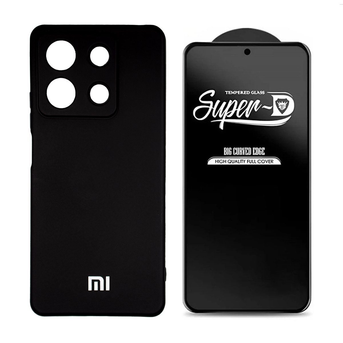 قاب گوشی شیائومی Redmi Note 13 Pro 4G مدل سیلیکونی به همراه گلس مدل Super D قاب گوشی شیائومی Redmi Note 13 Pro 4G مدل سیلیکونی به همراه گلس مدل Super D