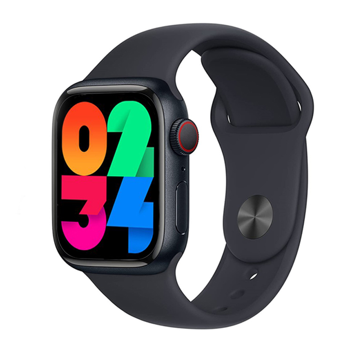 ساعت هوشمند ورنا مدل T45 Pro Max همراه با 7 بند-بدنه مشکی بند مشکی ساعت هوشمند ورنا مدل T45 Pro Max همراه با 7 بند-بدنه مشکی بند مشکی