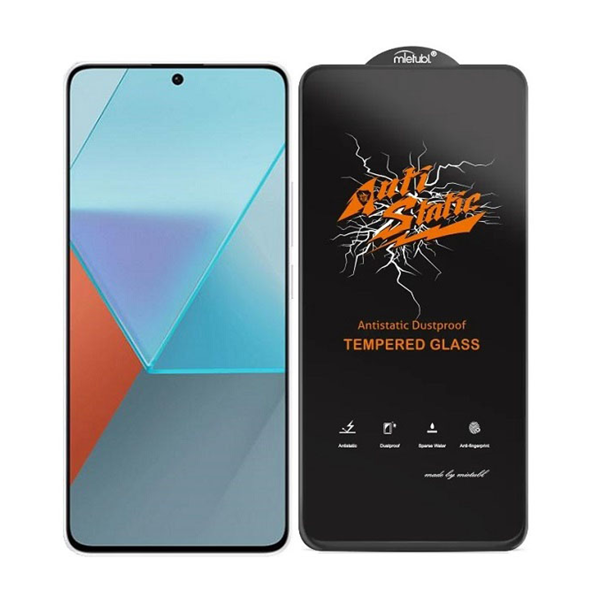 گلس گوشی شیائومی Redmi Note 13 Pro مدل فول چسب Anti Static-مشکی گلس گوشی شیائومی Redmi Note 13 Pro مدل فول چسب Anti Static-مشکی