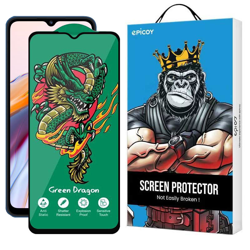 محافظ صفحه نمایش اپیکوی مدل Green Dragon ExplosionProof مناسب برای گوشی موبایل شیائومی Redmi 12C/ Redmi 10C/ Poco C55/ Poco C40 محافظ صفحه نمایش اپیکوی مدل Green Dragon ExplosionProof مناسب برای گوشی موبایل شیائومی Redmi 12C/ Redmi 10C/ Poco C55/ Poco C40