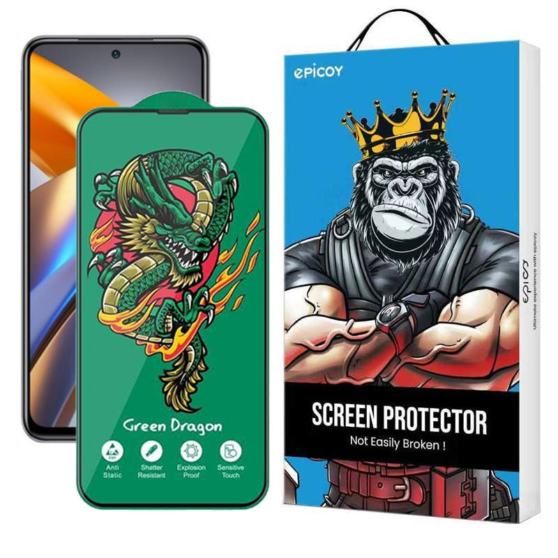 محافظ صفحه نمایش اپیکوی مدل Green Dragon ExplosionProof مناسب برای گوشی موبایل شیائومی Poco M5s 4G/ M4 Pro 4G/ Redmi Note 11 4G/Global/ Note 10 4G محافظ صفحه نمایش اپیکوی مدل Green Dragon ExplosionProof مناسب برای گوشی موبایل شیائومی Poco M5s 4G/ M4 Pro 4G/ Redmi Note 11 4G/Global/ Note 10 4G