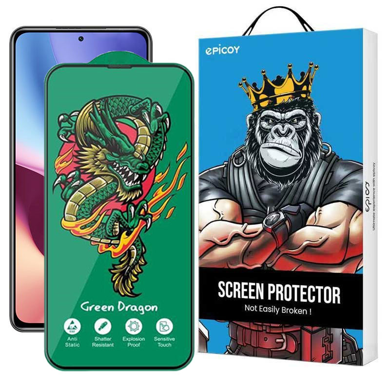 محافظ صفحه نمایش اپیکوی مدل Green Dragon ExplosionProof مناسب برای گوشی موبایل شیائومی Redmi K40 Ultra/ K40 Pro Plus/ K40 Gaming/ K40 Pro/ K40S/ K40 محافظ صفحه نمایش اپیکوی مدل Green Dragon ExplosionProof مناسب برای گوشی موبایل شیائومی Redmi K40 Ultra/ K40 Pro Plus/ K40 Gaming/ K40 Pro/ K40S/ K40
